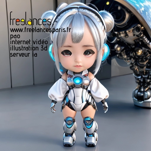 Pao mise en page internet vidéo illustration 3d serveur IA générative AI freelance paris studio de création magazines QUHY1960